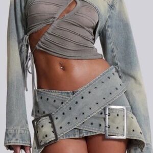 Denim assassin jaded London skirt